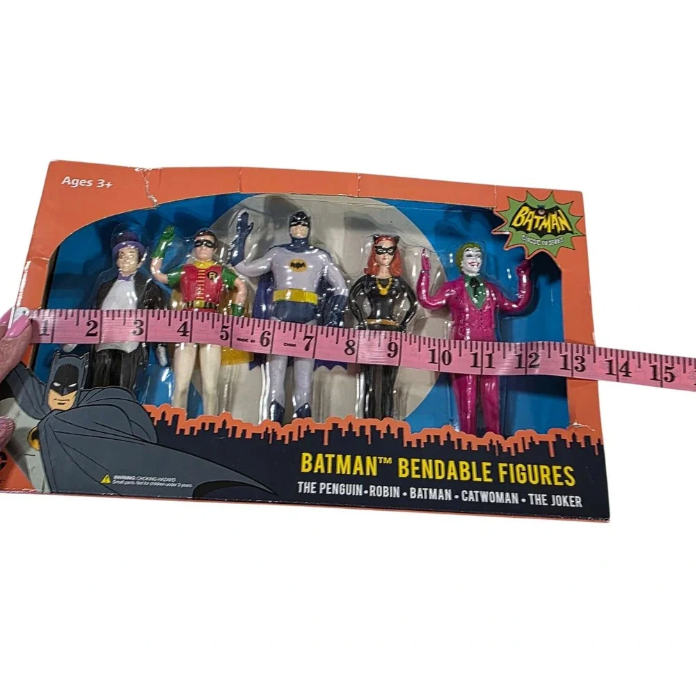 NIB Batman Bendable Figures The Penguin‎ Robin Batman Catwoman Joker Classic TV